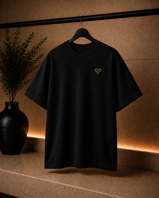 Essential Heavyweight Tee — Black